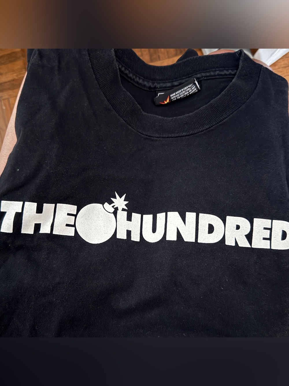 The Hundreds Black and White Logo Tee